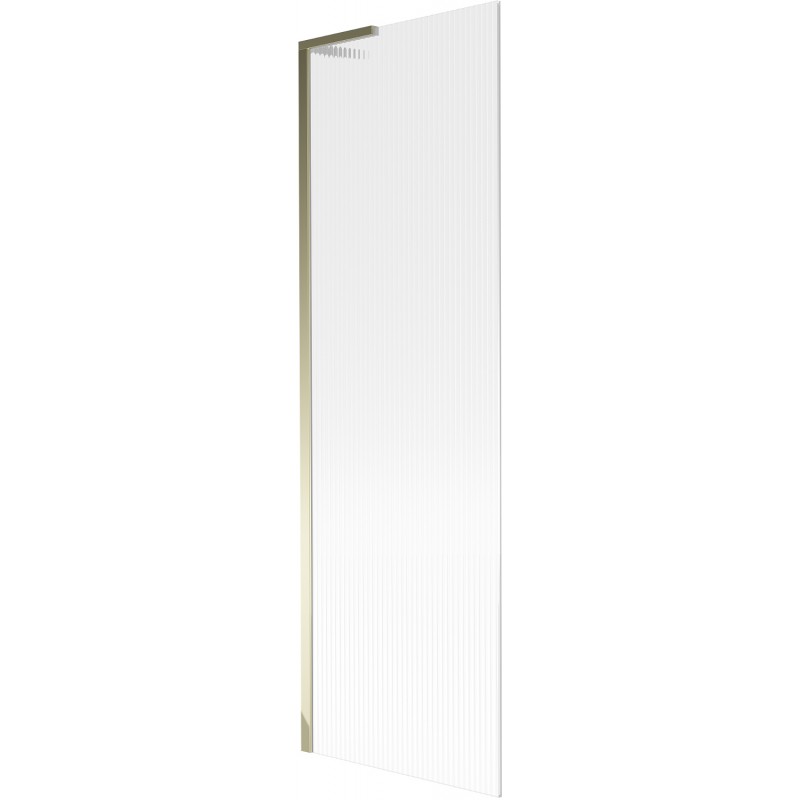 Mexen Next L shower screen 1-wing 60 x 150 cm, stripes, gold - 895-060-000-03-09-50