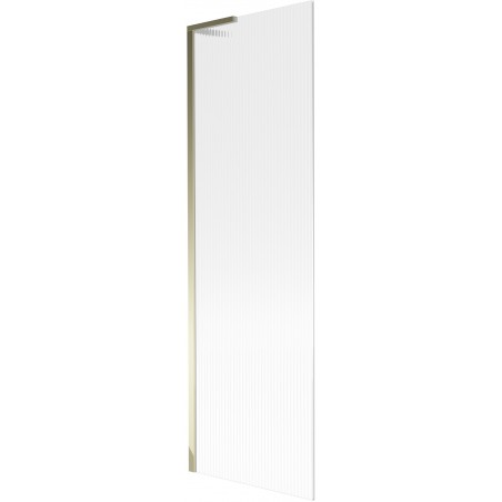 Mexen Next L shower screen 1-wing 60 x 150 cm, stripes, gold - 895-060-000-03-09-50