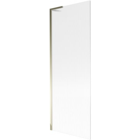 Mexen Next L bathtub screen 1-winged 70 x 150 cm, stripes, gold - 895-070-000-03-09-50