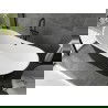 Mexen Montana freestanding bathtub 180 x 90 cm, white/black, black overflow - 52011809075-70