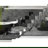 Mexen Montana freestanding bathtub 180 x 90 cm, white/black, black overflow - 52011809075-70