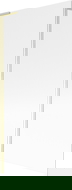 Mexen Next L Bathtub Screen 1-wing 90 x 150 cm, stripes, gold brushed - 895-090-000-03-09-55