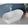 Mexen Luna freestanding bathtub 67 x 31 inches, white, white overflow - 52031708000-20