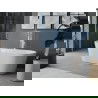 Mexen Luna freestanding bathtub 180 x 80 cm, white, white overflow - 52031808000-20