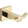 Mexen Vane double towel hook, Gold - 7020935-50