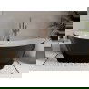Mexen Celia freestanding bathtub 170 x 75 cm, white/black, brushed copper overflow - 52331707575-65