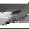 Mexen Next L shower screen 1-wing 70 x 150 cm, stripes, brushed gun gray - 895-070-000-03-09-66