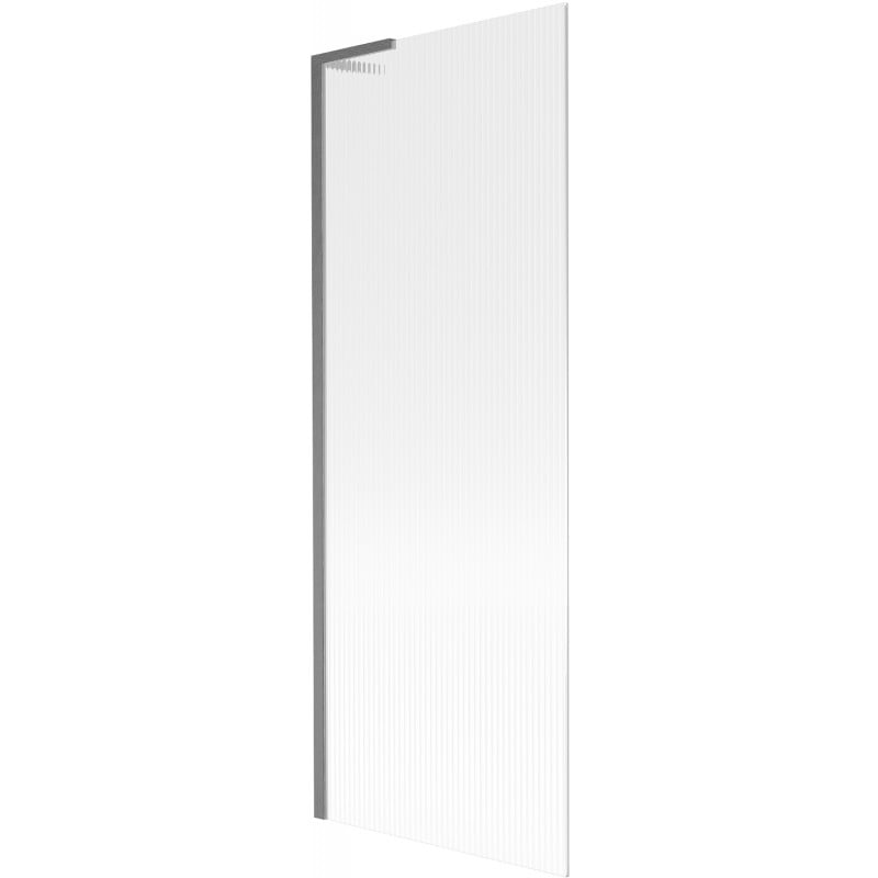 Mexen Next L shower screen 1-wing 70 x 150 cm, stripes, brushed gun gray - 895-070-000-03-09-66