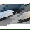 Mexen Luna freestanding bathtub 150 x 75 cm, white/black, black overflow - 52031507575-70