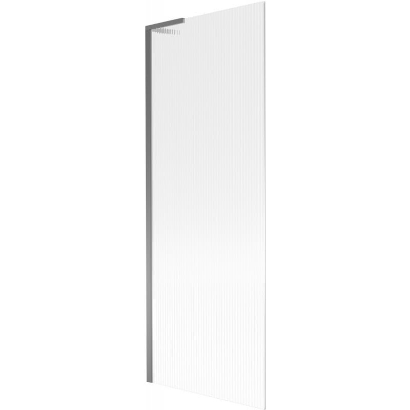 Mexen Next L bathtub screen 1-wing 70 x 150 cm, stripes, gun metal - 895-070-000-03-09-95