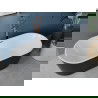 Mexen Luna freestanding bathtub 180 x 80 cm, white/black, rose gold overflow - 52031808075-60