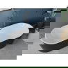 Mexen Luna Freestanding Bathtub 180 x 80 cm, White/Black, Brushed Gun Gray Overflow - 52031808075-66