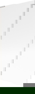 Mexen Next L Bathtub Screen 1-Panel 90 x 150 cm, Stripes, Brushed Nickel - 895-090-000-03-09-97