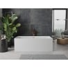 Mexen Nita freestanding bathtub 67 x 31 in, white, rose gold overflow - 52091708000-60