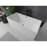Mexen Nita 170 x 80 cm Freestanding Bath, White, Black Overflow - 52091708000-70
