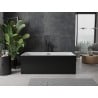 Mexen Nita 170 x 80 cm Freestanding Bath, White/Black, Black Overflow - 52091708075-70