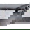 Mexen Lita freestanding bathtub 170 x 75 cm, white, brushed gun gray overflow - 52121707500-66