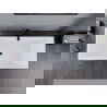 Mexen Lita freestanding bathtub 67 x 29.5 in, white, black overflow - 52121707500-70
