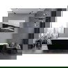 Mexen Lita freestanding bath 170 x 75 cm, white/black, brushed gun gray overflow - 52121707575-66