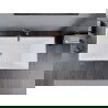 Mexen Lita freestanding bathtub 170 x 75 cm, white/black, rose gold overflow - 52121707575-60