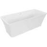 Mexen Tonia freestanding bathtub 67 x 29.5 in, white, white overflow - 52171707500-20