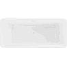Mexen Tonia freestanding bathtub 67 x 29.5 in, white, white overflow - 52171707500-20