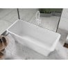Mexen Tonia freestanding bathtub 67 x 29.5 in, white, white overflow - 52171707500-20