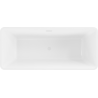 Mexen Tonia freestanding bath 170 x 75 cm, white/black, white overflow - 52171707575-20