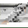Mexen Tonia freestanding bathtub 170 x 75 cm, white/black, gun metal overflow - 52171707575-95