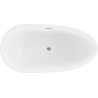 Mexen Eos freestanding bathtub 150 x 75 cm, white, chrome overflow - 52471507500-01