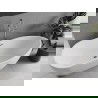 Mexen Eos freestanding bathtub 150 x 75 cm, white, chrome overflow - 52471507500-01