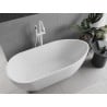 Mexen Eos freestanding bathtub 67 x 29.5 in, white, with white overflow - 52471707500-20