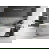 Mexen Eos freestanding bathtub 150 x 75 cm, white, chrome overflow - 52471507500-01