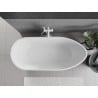 Mexen Eos freestanding bathtub 67 x 29.5 in, white, with white overflow - 52471707500-20