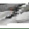 Mexen Eos freestanding bathtub 150 x 75 cm, white, rose gold overflow - 52471507500-60
