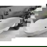 Mexen Eos freestanding bathtub 150 x 75 cm, white, black overflow - 52471507500-70