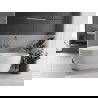 Mexen Eos freestanding bathtub 67 x 29.5 inches, white, brushed copper overflow - 52471707500-65