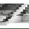 Mexen Eos freestanding bathtub 150 x 75 cm, white, black overflow - 52471507500-70