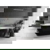 Mexen Eos freestanding bathtub 170 x 75 cm, white/black, chrome overflow - 52471707575-01