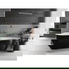 Mexen Eos freestanding bathtub 170 x 75 cm, white/black, brushed copper overflow - 52471707575-65