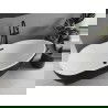 Mexen Eos freestanding bathtub 150 x 75 cm, white/black, black overflow - 52471507575-70