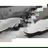 Mexen Eos freestanding bathtub 150 x 75 cm, white/black, gun metal overflow - 52471507575-95