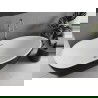 Mexen Eos freestanding bathtub 150 x 75 cm, white/black, brushed nickel overflow - 52471507575-97