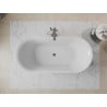 Mexen Roxy freestanding bathtub 170 x 80 cm, white, chrome overflow - 51201708000-01