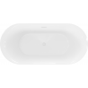 Mexen Roxy freestanding bathtub 67 x 31 in, white, overflow white - 51201708000-20