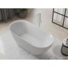 Mexen Roxy free-standing bathtub 170 x 80 cm, white, white overflow - 51201708000-20
