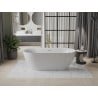 Mexen Roxy free-standing bath 170 x 80 cm, white, overflow gold - 51201708000-50