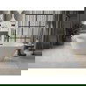 Mexen Roxy freestanding bathtub 67 x 31 inches, white, black overflow - 51201708000-70