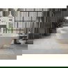 Mexen Roxy freestanding bathtub 170 x 80 cm, white, overflow gun metal - 51201708000-95