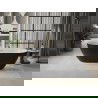 Mexen Roxy freestanding bathtub 170 x 80 cm, white/black, brushed gold overflow - 51201708075-55